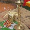 Deepam of Kerala placed for auspicious ceremonies