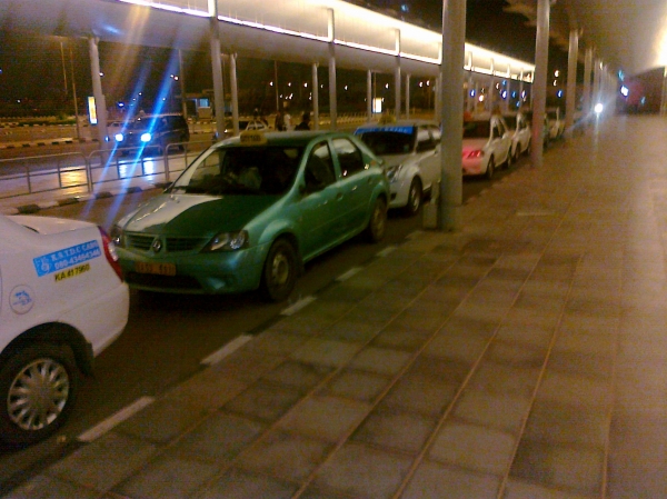 Taxi Line At Bangalore International Airport | Veethi