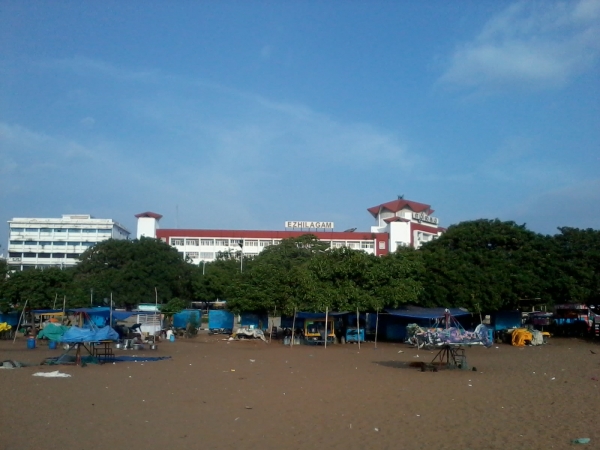 Ezhilagam - View from Marina Beach, Chennai | Veethi