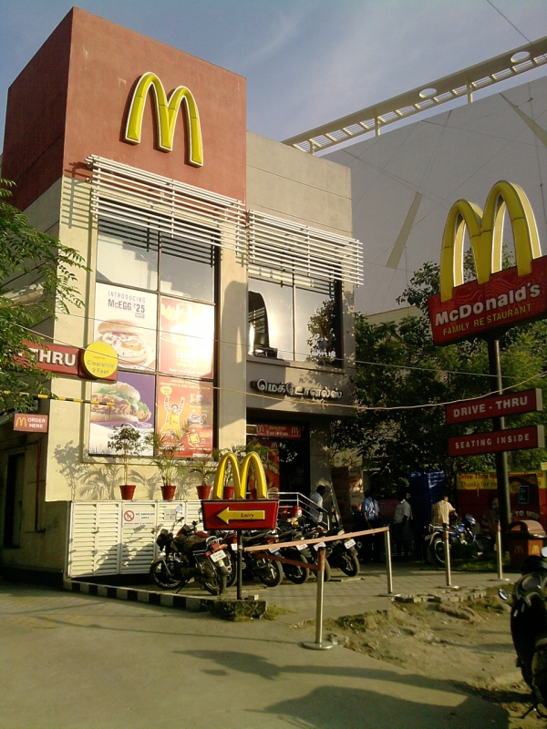 Mcdonalds Restaurant At Velachery Veethi