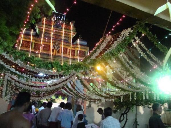 Ayyappa Pooja At Temple In Mogappair 