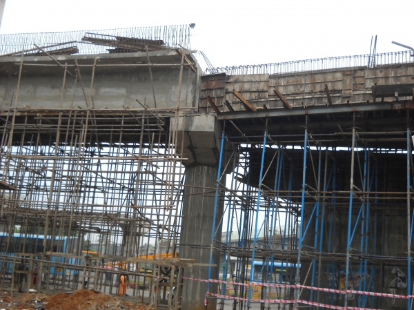 Bridge construction at Tambaram in Chennai... | Veethi