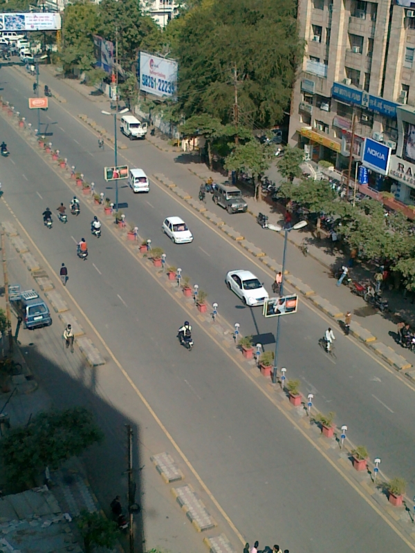 Street View of Y.N. Road Indore | Veethi