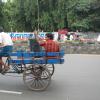 Three wheel cycle at Ashok Nagar road in Chennai...