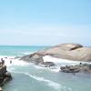 Southern Tip of India - a rock in Kanyakumari Sea
