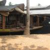 Front view of Houseboat near Kottayam in Kerala