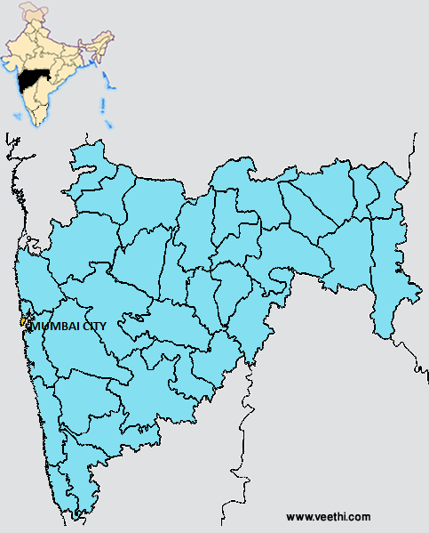Mumbai City District Map 