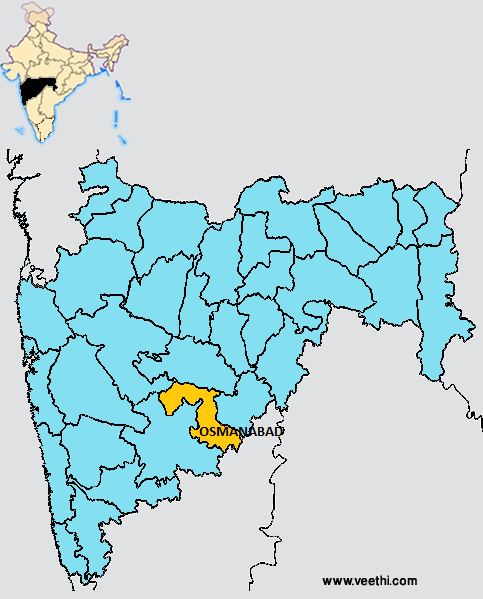 Osmanabad District Map 
