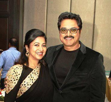 Actress Raadhika with Sarathkumar | Veethi